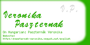 veronika paszternak business card